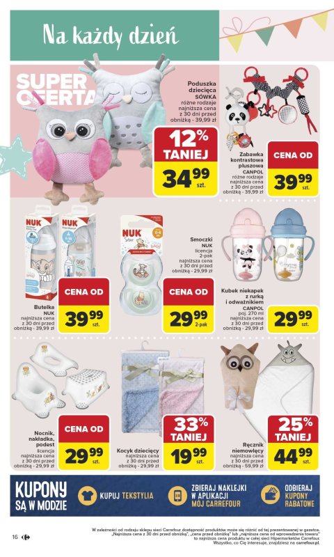 Carrefour - gazetka promocyjna Gazetka Promeczki dla promyczków  do soboty 31.05 - strona 16