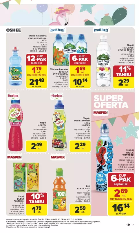 Carrefour - gazetka promocyjna Gazetka Promeczki dla promyczków  do soboty 31.05 - strona 17