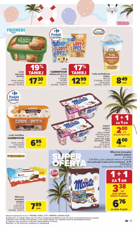 Carrefour - gazetka promocyjna Gazetka Promeczki dla promyczków  do soboty 31.05 - strona 19