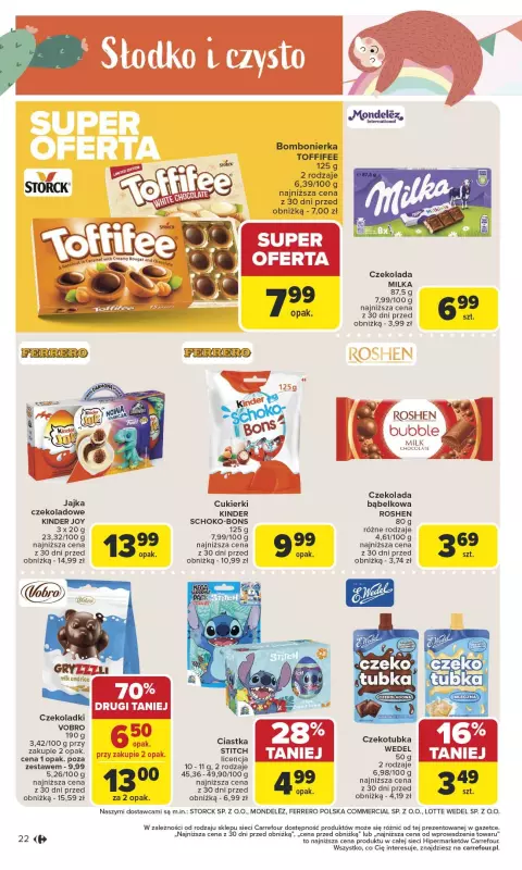 Carrefour - gazetka promocyjna Gazetka Promeczki dla promyczków od poniedziałku 19.05 do soboty 31.05 - strona 22