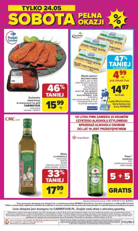 Carrefour - gazetka promocyjna Gazetka Weekend promek już od czwartku  do soboty 24.05 - strona 8