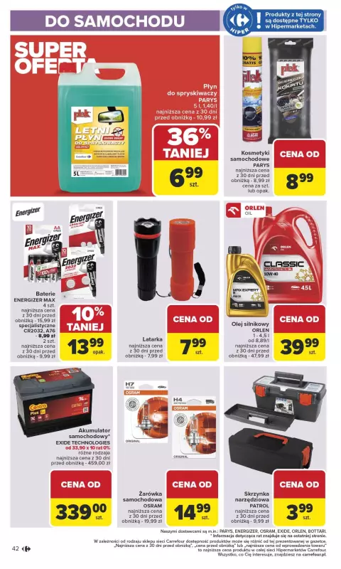 Carrefour - gazetka promocyjna Gazetka Carrefour od poniedziałku  do soboty 31.05 - strona 44