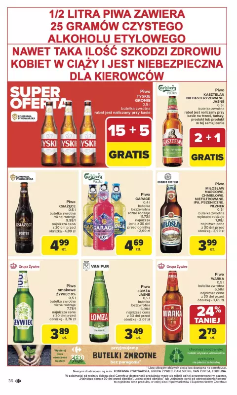 Carrefour - gazetka promocyjna Gazetka Carrefour od poniedziałku od poniedziałku 26.05 do soboty 31.05 - strona 38