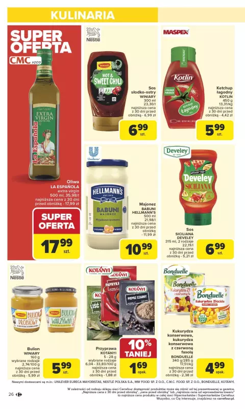 Carrefour - gazetka promocyjna Gazetka Carrefour od poniedziałku od poniedziałku 26.05 do soboty 31.05 - strona 28