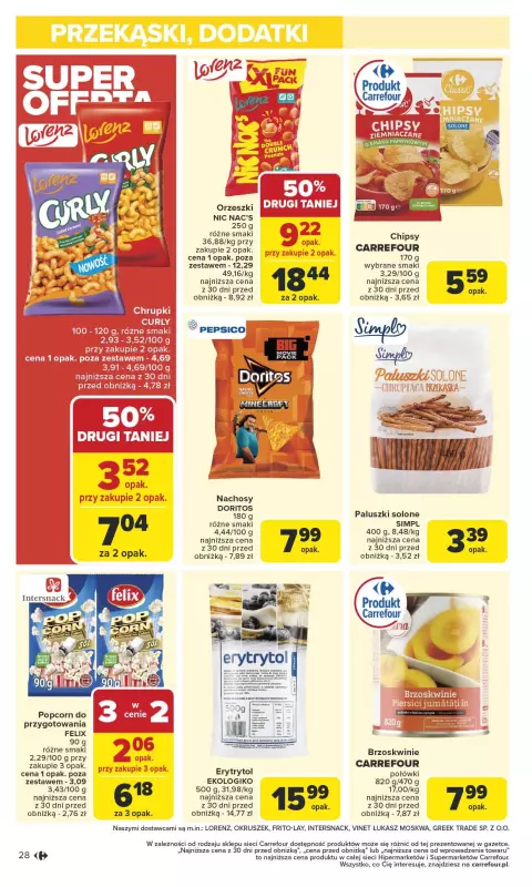 Carrefour - gazetka promocyjna Gazetka Carrefour od poniedziałku od poniedziałku 26.05 do soboty 31.05 - strona 30