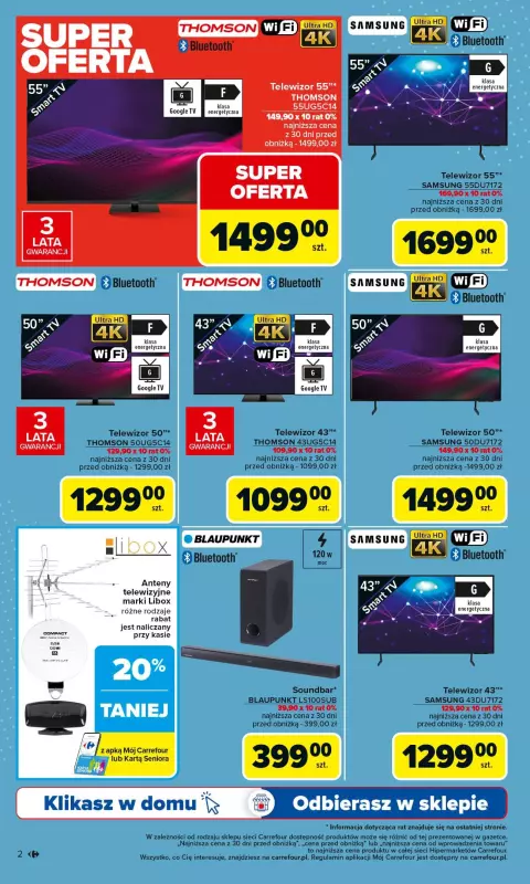 Carrefour - gazetka promocyjna Gazetka Multimedia od poniedziałku 26.05 do soboty 14.06 - strona 2