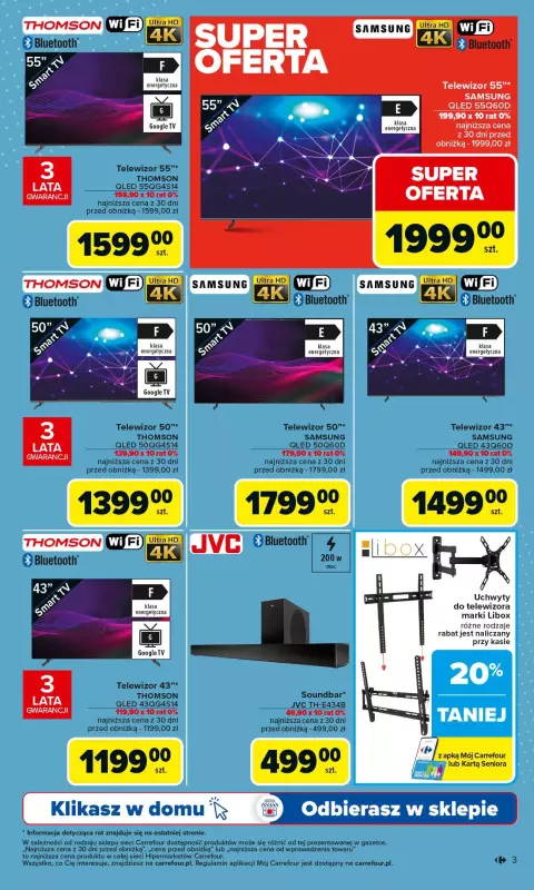 Carrefour - gazetka promocyjna Gazetka Multimedia od poniedziałku 26.05 do soboty 14.06 - strona 3