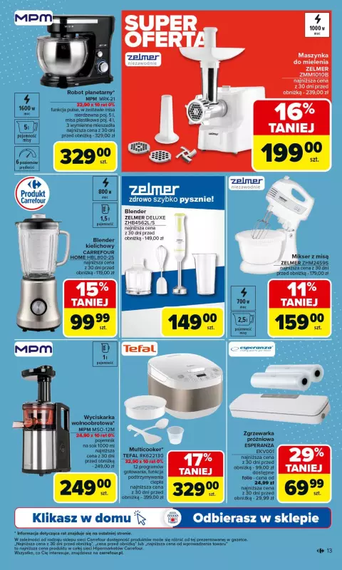 Carrefour - gazetka promocyjna Gazetka Multimedia od poniedziałku 26.05 do soboty 14.06 - strona 13