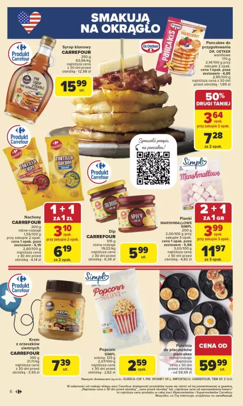 Carrefour - gazetka promocyjna Gazetka Kuchnia Amerykańska od poniedziałku 26.05 do soboty 07.06 - strona 6