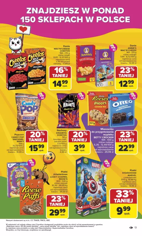 Carrefour - gazetka promocyjna Gazetka Kuchnia Amerykańska od poniedziałku 26.05 do soboty 07.06 - strona 13