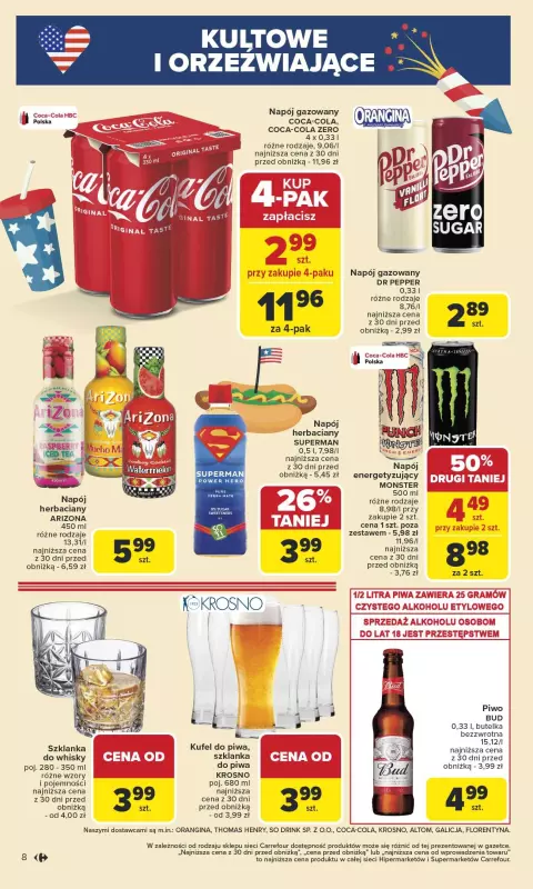 Carrefour - gazetka promocyjna Gazetka Kuchnia Amerykańska od poniedziałku 26.05 do soboty 07.06 - strona 8