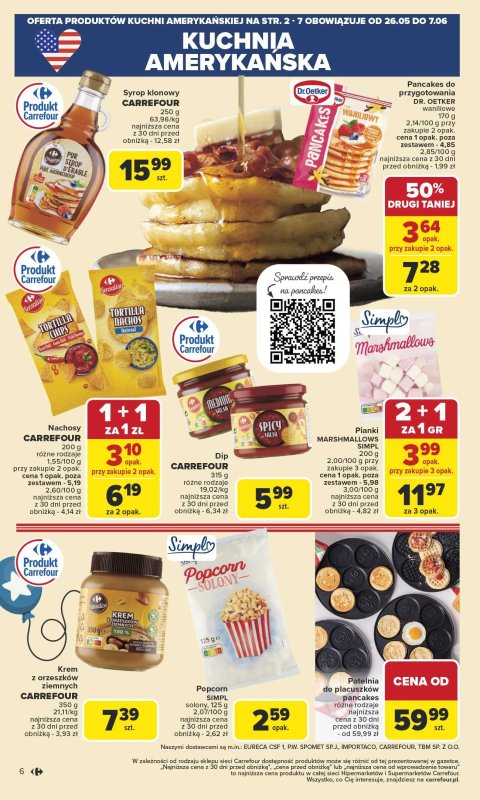 Carrefour - gazetka promocyjna Gazetka Kuchnia Amerykańska od poniedziałku 26.05 do soboty 07.06 - strona 8