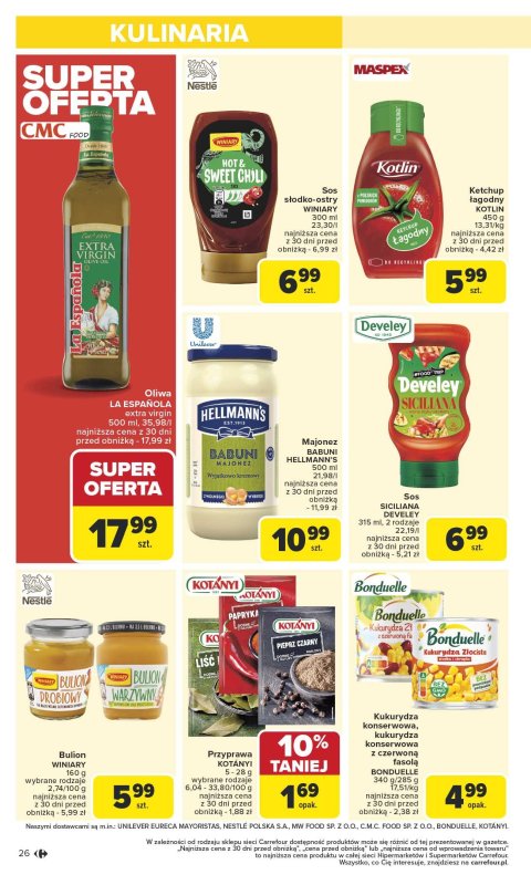 Carrefour - gazetka promocyjna Gazetka Kuchnia Amerykańska od poniedziałku 26.05 do soboty 07.06 - strona 29