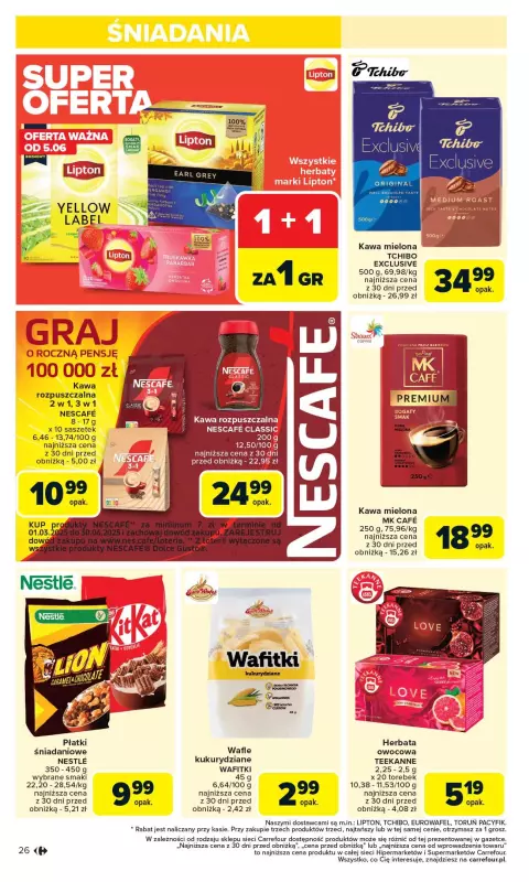 Carrefour - gazetka promocyjna Gazetka Carrefour od poniedziałku  do soboty 07.06 - strona 28
