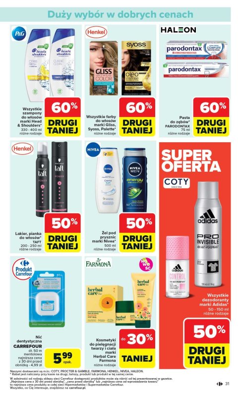 Carrefour - gazetka promocyjna Gazetka Carrefour od poniedziałku  do soboty 07.06 - strona 33