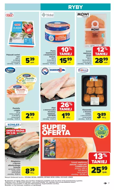 Carrefour - gazetka promocyjna Gazetka Carrefour od poniedziałku  do soboty 07.06 - strona 9