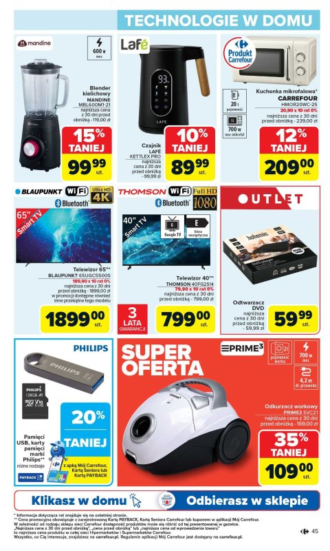 Carrefour - gazetka promocyjna Gazetka Carrefour od poniedziałku  do soboty 07.06 - strona 47