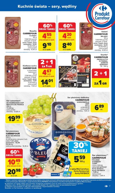 Carrefour - gazetka promocyjna Gazetka Produkt Carrefour od poniedziałku  do soboty 14.06 - strona 7