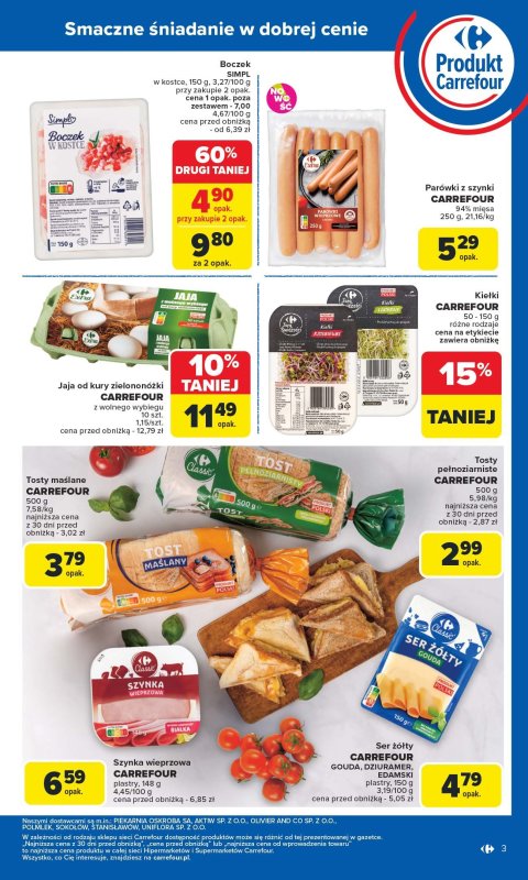 Carrefour - gazetka promocyjna Gazetka Produkt Carrefour od poniedziałku od poniedziałku 02.06 do soboty 14.06 - strona 3