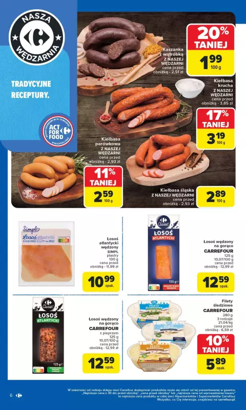 Carrefour - gazetka promocyjna Gazetka Produkt Carrefour od poniedziałku  do soboty 14.06 - strona 6