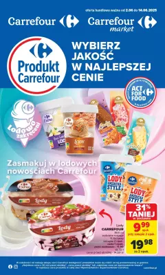 Carrefour - gazetka promocyjna Gazetka Produkt Carrefour od poniedziałku od poniedziałku 02.06 do soboty 14.06