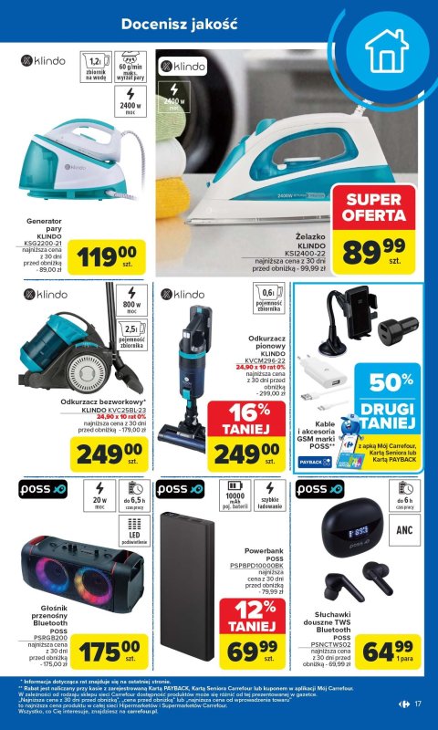 Carrefour - gazetka promocyjna Gazetka Produkt Carrefour od poniedziałku  do soboty 14.06 - strona 17