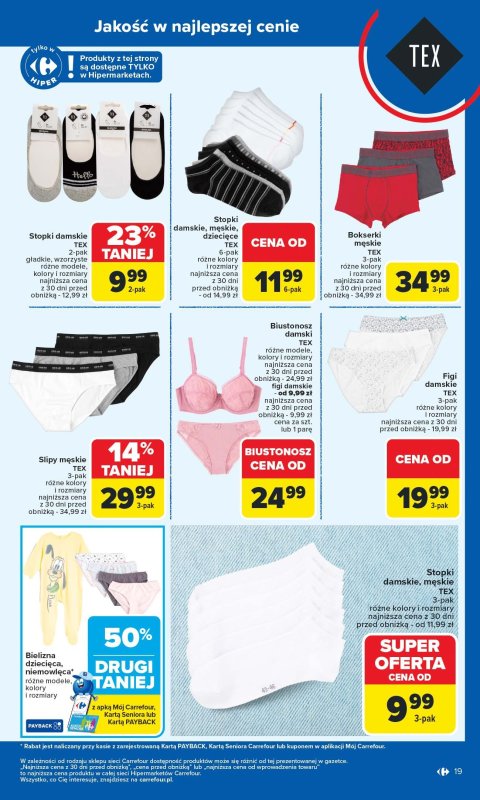 Carrefour - gazetka promocyjna Gazetka Produkt Carrefour od poniedziałku  do soboty 14.06 - strona 19