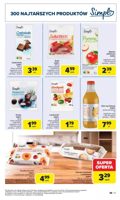 Carrefour - gazetka promocyjna Gazetka Produkt Carrefour od poniedziałku  do soboty 14.06 - strona 23