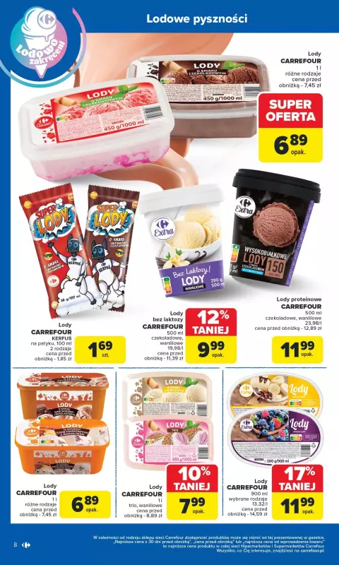 Carrefour - gazetka promocyjna Gazetka Produkt Carrefour od poniedziałku  do soboty 14.06 - strona 8