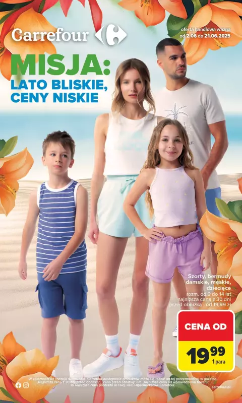 Carrefour - gazetka promocyjna Gazetka Lato bliskie, ceny niskie  