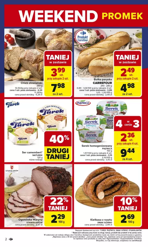 Carrefour - gazetka promocyjna Gazetka Weekend promek już od czwartku   - strona 2