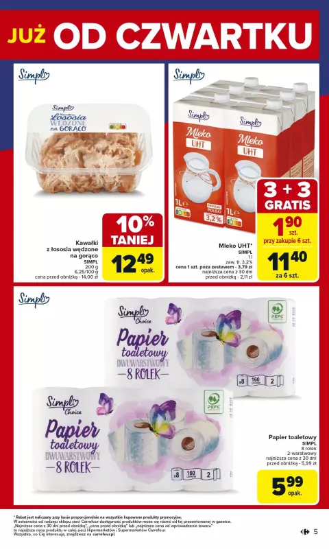 Carrefour - gazetka promocyjna Gazetka Weekend promek już od czwartku  do soboty 07.06 - strona 5