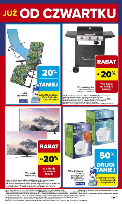 Carrefour - gazetka promocyjna Gazetka Weekend promek już od czwartku  do soboty 07.06 - strona 7