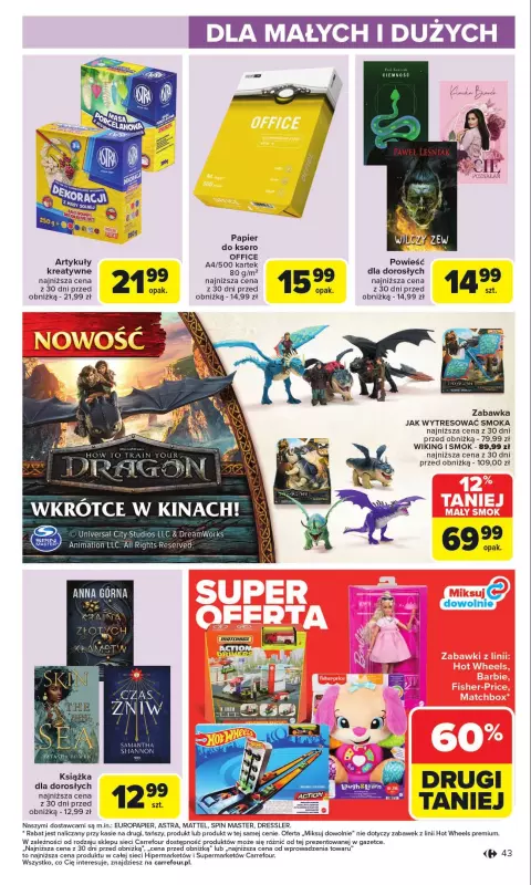 Carrefour - gazetka promocyjna Gazetka Carrefour od poniedziałku od poniedziałku 09.06 do soboty 14.06 - strona 45