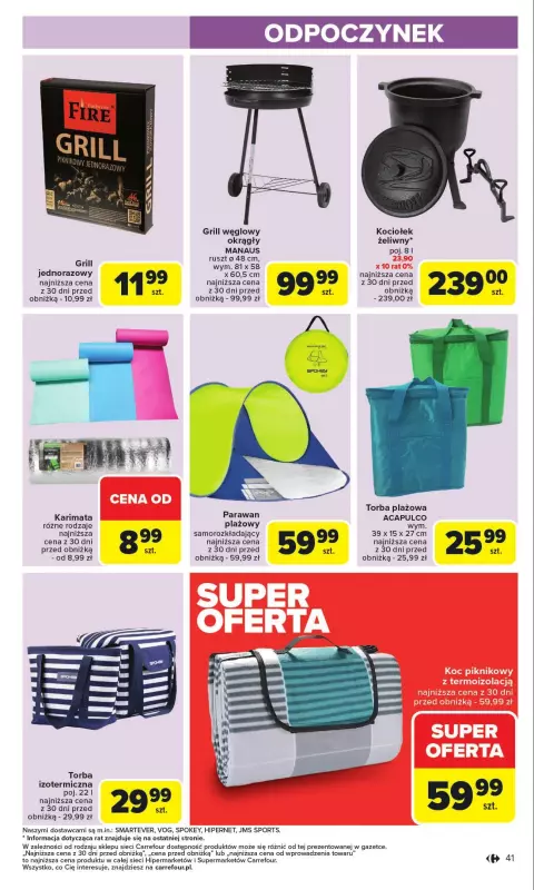 Carrefour - gazetka promocyjna Gazetka Carrefour od poniedziałku  do soboty 14.06 - strona 43