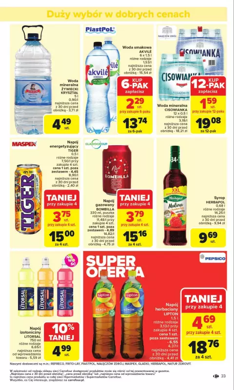 Carrefour - gazetka promocyjna Gazetka Carrefour od poniedziałku od poniedziałku 09.06 do soboty 14.06 - strona 35