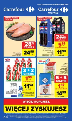 Carrefour - gazetka promocyjna Gazetka Carrefour od poniedziałku  do soboty 14.06