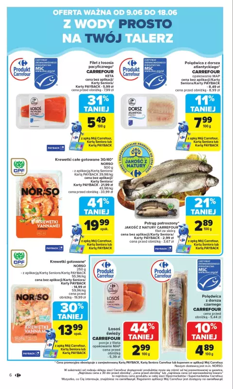 Carrefour - gazetka promocyjna Gazetka Carrefour od poniedziałku  do soboty 14.06 - strona 8