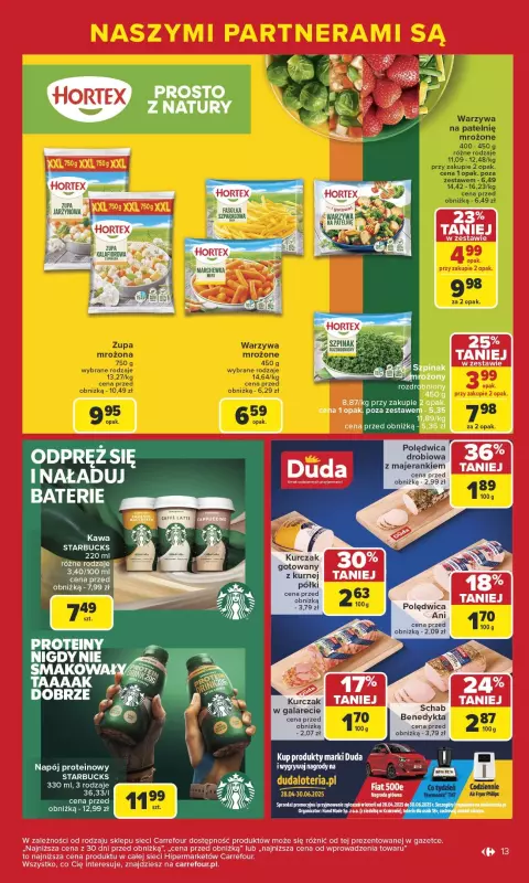 Carrefour - gazetka promocyjna Gazetka Markowe okazje czekają od poniedziałku 09.06 do soboty 21.06 - strona 13