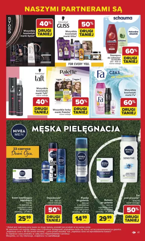 Carrefour - gazetka promocyjna Gazetka Markowe okazje czekają  do soboty 21.06 - strona 41