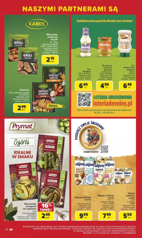 Carrefour - gazetka promocyjna Gazetka Markowe okazje czekają  do soboty 21.06 - strona 24