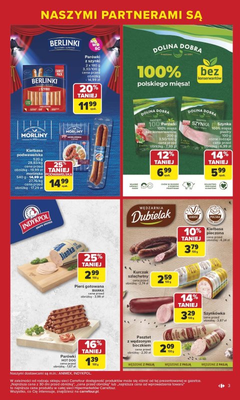 Carrefour - gazetka promocyjna Gazetka Markowe okazje czekają  do soboty 21.06 - strona 3