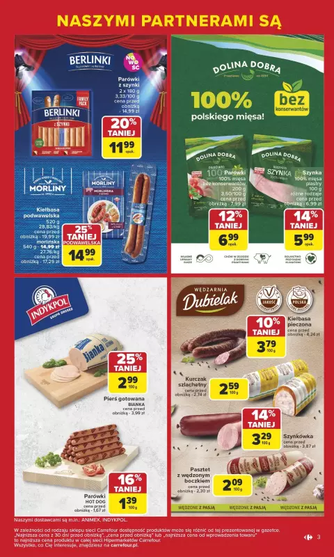 Carrefour - gazetka promocyjna Gazetka Markowe okazje czekają od poniedziałku 09.06 do soboty 21.06 - strona 3