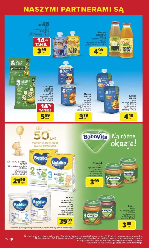 Carrefour - gazetka promocyjna Gazetka Markowe okazje czekają  do soboty 21.06 - strona 22