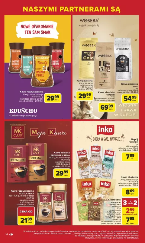 Carrefour - gazetka promocyjna Gazetka Markowe okazje czekają  do soboty 21.06 - strona 14