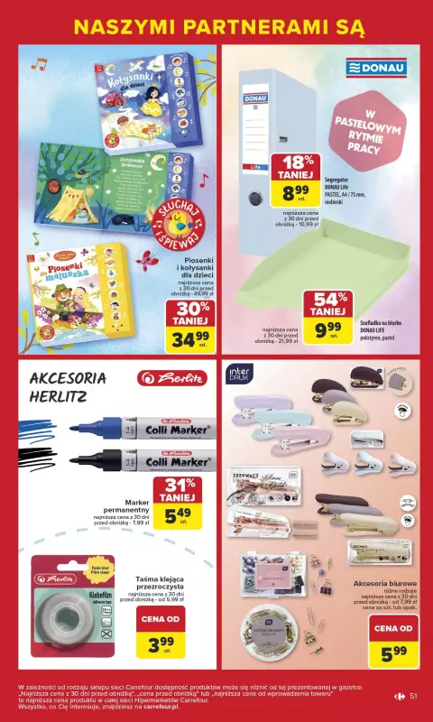 Carrefour - gazetka promocyjna Gazetka Markowe okazje czekają  do soboty 21.06 - strona 51