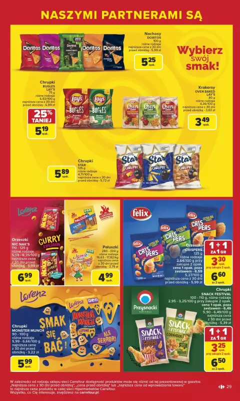 Carrefour - gazetka promocyjna Gazetka Markowe okazje czekają od poniedziałku 09.06 do soboty 21.06 - strona 29