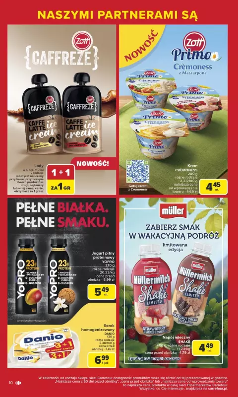 Carrefour - gazetka promocyjna Gazetka Markowe okazje czekają od poniedziałku 09.06 do soboty 21.06 - strona 10