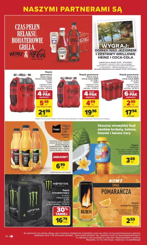 Carrefour - gazetka promocyjna Gazetka Markowe okazje czekają od poniedziałku 09.06 do soboty 21.06 - strona 32