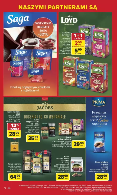 Carrefour - gazetka promocyjna Gazetka Markowe okazje czekają  do soboty 21.06 - strona 16